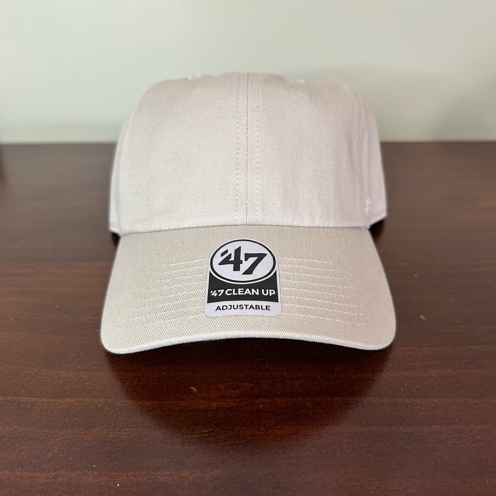 47 Brand Men's Clean Up Hat - Light Tan NWT